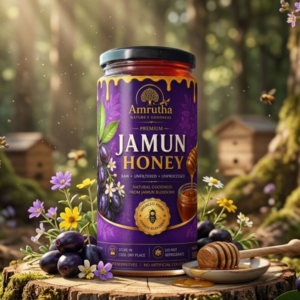 Jamun honey for diabetic support natural raw honey bottle