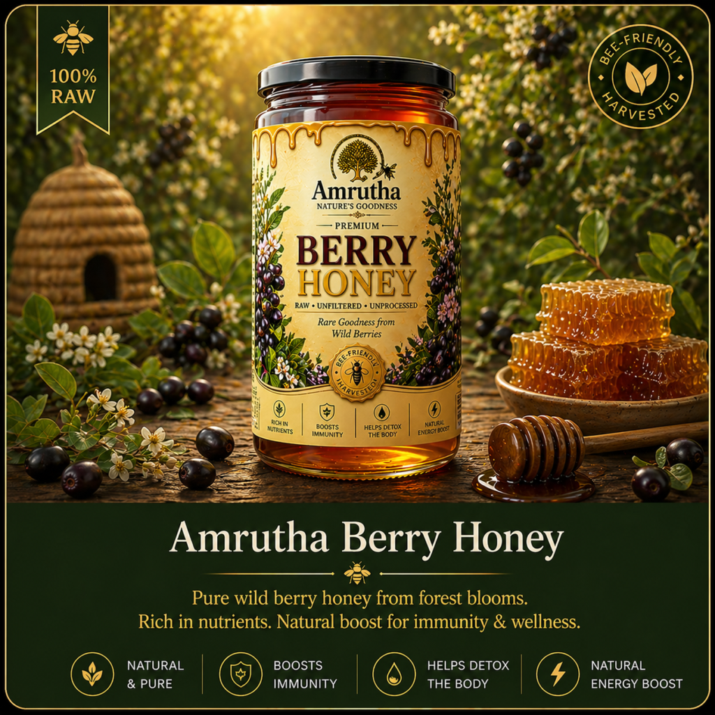 "Berry Sidr honey in glass jar pure natural premium honey"