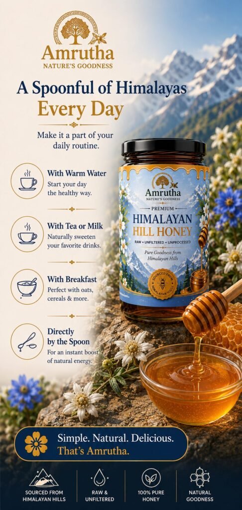 Clear golden raw honey texture pouring from a jar emphasizing unprocessed purity.