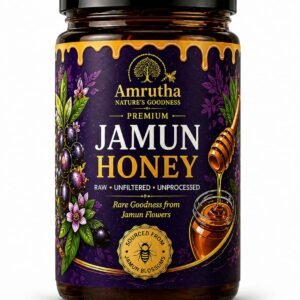 Jamun honey bottle – raw natural naval honey for diabetes support, ulcer relief and immunity boost